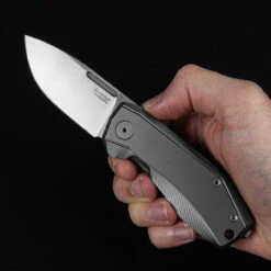 LionSteel Nano Titanium Folding Knife -Victorinox Sales CCM LS NA01 GY.2 32965.1690451221.1280.1280 04811.1690454865