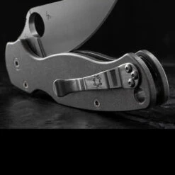 Titech Spyderco PM2 Stone Washed Titanium Scales 10 Titech Spyderco PM2 Stone Washed Titanium Scales -Victorinox Sales HH SC SW P2.2 78155.1635785472