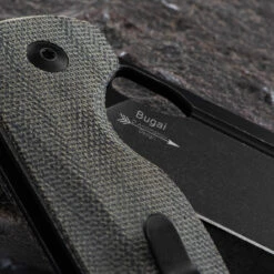 Kizer Bugai Micarta Black Folding Knife -Victorinox Sales KIV3627A1.2 11815.1686756185.1280.1280 35316.1686756249