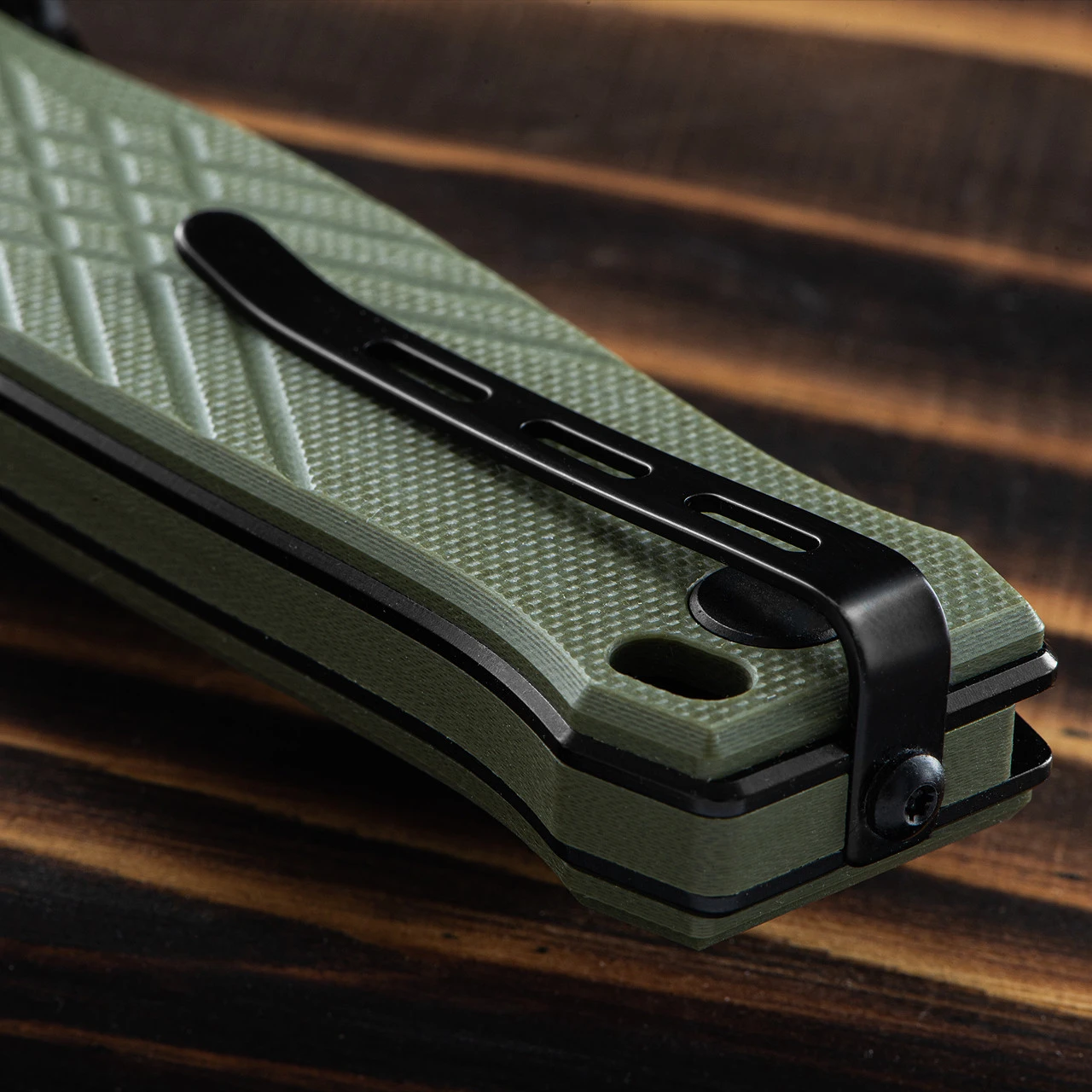 Real Steel Muninn G10 Black Blade Folding Knife 9 Real Steel Muninn G10 Black Blade Folding Knife - Image 7