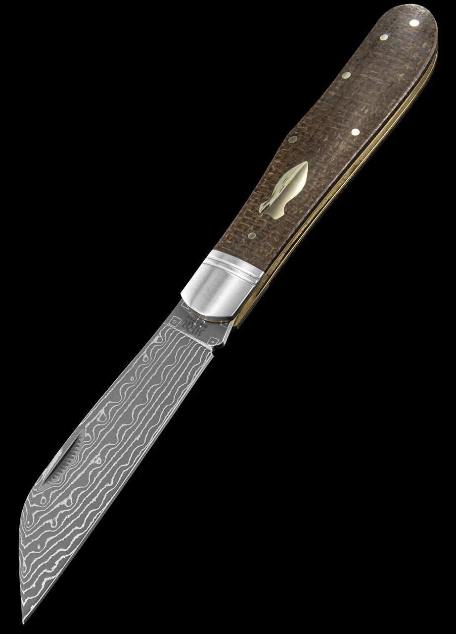 Rough Ryder Reserve Humpback Jack Damascus Folding Knife 3 Rough Ryder Reserve Humpback Jack Damascus Folding Knife