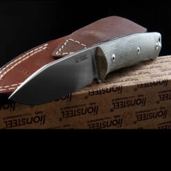 Lion Steel Bushcraft B35 Micarta Green -Victorinox Sales ccm ls b35cvg 83724.1587729658