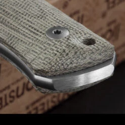 Lion Steel Bushcraft B35 Micarta Green -Victorinox Sales ccm ls b35cvgdet1 23906.1587424307